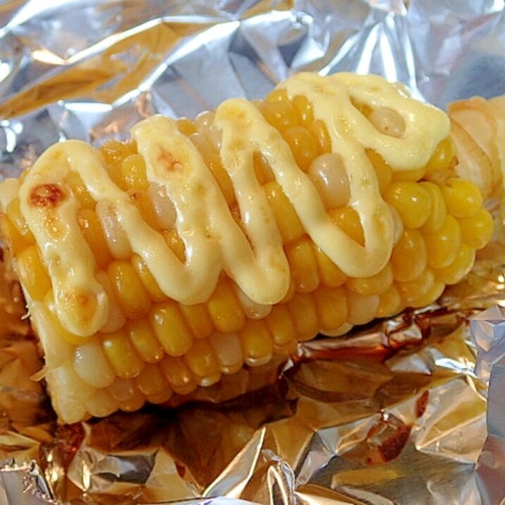 醤油マヨで とうもろこしのトースター焼き レシピ 作り方 By ぷ みぃまま 楽天レシピ